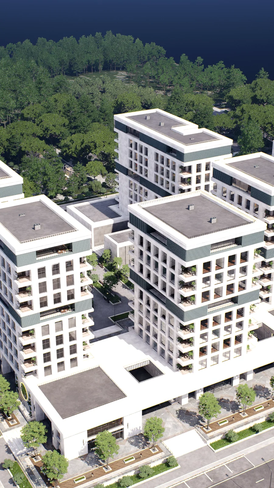 Aerial view of the PIXL Campus